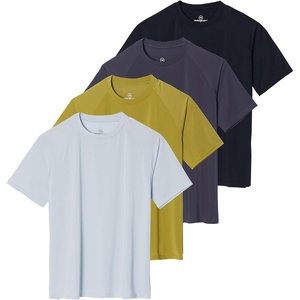 image:image4 Pack Womens Rash Guard Short Sleeve Swim Shirts Athletic Swimming TopsSet 7
