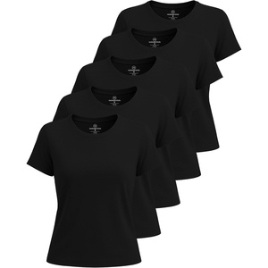 image:imageReal Essentials 5 Pack Womens Breeze Tech Short Sleeve TShirts Athletic Tops Gym Workout Yoga Tennis Activewear PlusSet 7