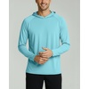 image:image3 Pack Mens Rash Guard Hoodie Long Sleeve Shirts Sun Swim Fishing SportsSet 1