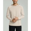 image:image3 Pack Mens Rash Guard Hoodie Long Sleeve Shirts Sun Swim Fishing SportsSet 2