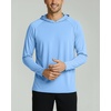 image:image3 Pack Mens Rash Guard Hoodie Long Sleeve Shirts Sun Swim Fishing SportsSet 3