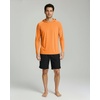 image:image3 Pack Mens Rash Guard Hoodie Long Sleeve Shirts Sun Swim Fishing SportsSet 5