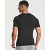 image:image4 Pack Mens Compression Shirts Short Sleeve Undershirts Base Layer Gym TeesSet G