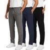 image:image3 Pack Mens Tricot Sweatpants Track Workout Casual Lounge Pants PocketsSet 9