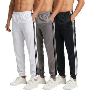 image:image3 Pack Mens Tricot Joggers Athletic Sweatpants Workout Track Pants PocketsSet C