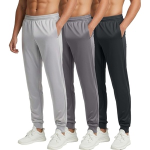 image:image3 Pack Mens Tricot Joggers Athletic Sweatpants Workout Track Pants PocketsSet E