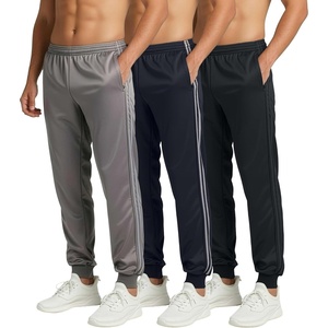 image:image3 Pack Mens Tricot Joggers Athletic Sweatpants Workout Track Pants PocketsSet a