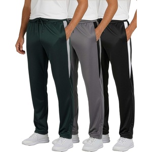 image:image3 Pack Mens Tricot Sweatpants Track Workout Casual Lounge Pants PocketsSet 1