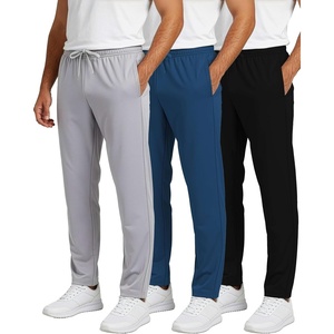 image:image3 Pack Mens Tricot Sweatpants Track Workout Casual Lounge Pants PocketsSet 4