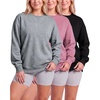 Solid Black  Solid Cashmere Rose  Grey Heather