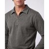 image:image2 Pack Mens Fleece Quarter Zip Sweatshirt Sweater Collared Long Sleeve TopSolid Navy Blazer  Charcoal Heather