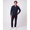 image:image2 Pack Mens Fleece Quarter Zip Sweatshirt Sweater Collared Long Sleeve TopSolid Navy Blazer  Solid Vintage Indigo