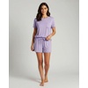 image:image2 Pack Womens Pajama Set Shorts Lounge PJ Short Sleeve Two Piece MatchingSet 17