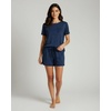 image:image2 Pack Womens Pajama Set Shorts Lounge PJ Short Sleeve Two Piece MatchingSet 2