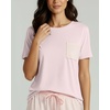 image:image2 Pack Womens Pajama Set Shorts Lounge PJ Short Sleeve Two Piece MatchingSet 4