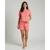 image:image2 Pack Womens Pajama Set Shorts Lounge PJ Short Sleeve Two Piece MatchingSet 5