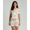 image:image2 Pack Womens Pajama Set Shorts Lounge PJ Short Sleeve Two Piece MatchingSet 6