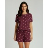 image:image2 Pack Womens Pajama Set Shorts Lounge PJ Short Sleeve Two Piece MatchingSet 8