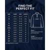 image:image3 Pack Mens Dry Fit Quarter Zip Long Sleeve Athletic Workout Golf ShirtsSet O