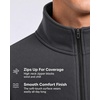 image:image3 Pack Mens Dry Fit Quarter Zip Long Sleeve Athletic Workout Golf ShirtsSet P