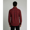 image:image3 Pack Mens Flannel Shirts Long Sleeve Button Up Plaid Down Casual WesternSet 3