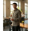 image:image3 Pack Mens Flannel Shirts Long Sleeve Button Up Plaid Down Casual WesternSet 4