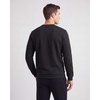 image:image3 Pack Mens Fleece Henley Shirts Long Sleeve Sweatshirt Sweater AthleticSolid Black  Solid Black  Solid Black