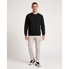 image:image3 Pack Mens Fleece Pocket Sweatshirt Pullover Long Sleeve Shirts SweaterSolid Black  Solid Quiet Shade  Grey Heather