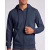 image:image3 Pack Mens Full Zip Up Hoodies Fleece Sweatshirts Jackets Workout ZipperSolid Black  Solid Navy Blazer  Charcoal Heather