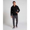 image:image3 Pack Mens Full Zip Up Hoodies Fleece Sweatshirts Jackets Workout ZipperSolid Black  Solid Navy Blazer  Charcoal Heather