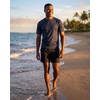 image:image4 Pack Mens Short Sleeve Rash Guard Swim Shirts Fishing Summer AthleticSet 7
