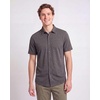 image:imageMens Cotton Short Sleeve Button Down Casual Work Shirt Button UpCharcoal Heather