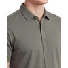 image:imageMens Cotton Short Sleeve Button Down Casual Work Shirt Button UpSolid Desert Sage