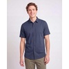 image:imageMens Cotton Short Sleeve Button Down Casual Work Shirt Button UpSolid Vintage Indigo