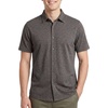 image:imageMens Cotton Short Sleeve Button Down Casual Work Shirt Button UpCharcoal Heather