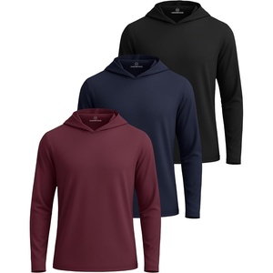 image:image3 Pack Mens Dry Fit Pullover Hoodie Sun Sweatshirts Athletic Gym WorkoutSet 13