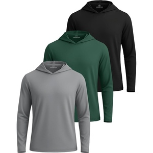 image:image3 Pack Mens Dry Fit Pullover Hoodie Sun Sweatshirts Athletic Gym WorkoutSet 16