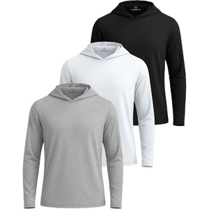 image:image3 Pack Mens Dry Fit Pullover Hoodie Sun Sweatshirts Athletic Gym WorkoutSet 17