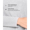 image:image3 Pack Womens Cotton Long Sleeve Tshirts Shirts Cute Tops Casual Work TeesSolid Black  Solid Burgundy  Charcoal Heather