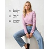 image:image3 Pack Womens Cotton Long Sleeve Tshirts Shirts Cute Tops Casual Work TeesSolid Black  Solid Navy Blazer  Grey Heather