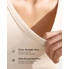 image:image3 Pack Womens Cotton Scoop Neck Long Sleeve Shirts Tops Casual Work TeesSolid Black  Charcoal Heather  Solid Bright White