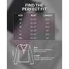 image:image3 Pack Womens Cotton V Neck Henley Shirts Long Sleeve Tops Casual Work TeesSolid Black  Solid Burgundy  Charcoal Heather
