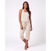 image:image2 Pack Womens Pajama Sets 2 Piece Tank Top Capri Pants PJs Sleepwear CuteSet 2