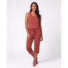 image:image2 Pack Womens Pajama Sets 2 Piece Tank Top Capri Pants PJs Sleepwear CuteSet 5