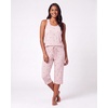 image:image2 Pack Womens Pajama Sets 2 Piece Tank Top Capri Pants PJs Sleepwear CuteSet 8