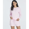 image:image2 Pack Womens Ribbed Pajama Sets 2 Piece Lounge Matching Sleepwear CuteSet 2