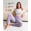 image:image3 Pack Women Velvet Straight Leg Pants Velour Sweatpants Cozy Lounge SoftSolid Black  Solid Navy Blazer  Solid Ultimate Grey