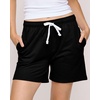 image:image3 Pack Womens Fleece Shorts Lounge Sweat Athletic Casual with Pockets GymSet 5