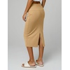 image:image3 Pack Womens Midi Skirts Pencil High Waisted Knee Length Long Slit CurvySet 3