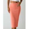image:image3 Pack Womens Midi Skirts Pencil High Waisted Knee Length Long Slit CurvySet 6
